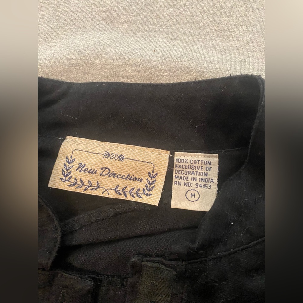 Black Button Jacket - Picture 2 of 2